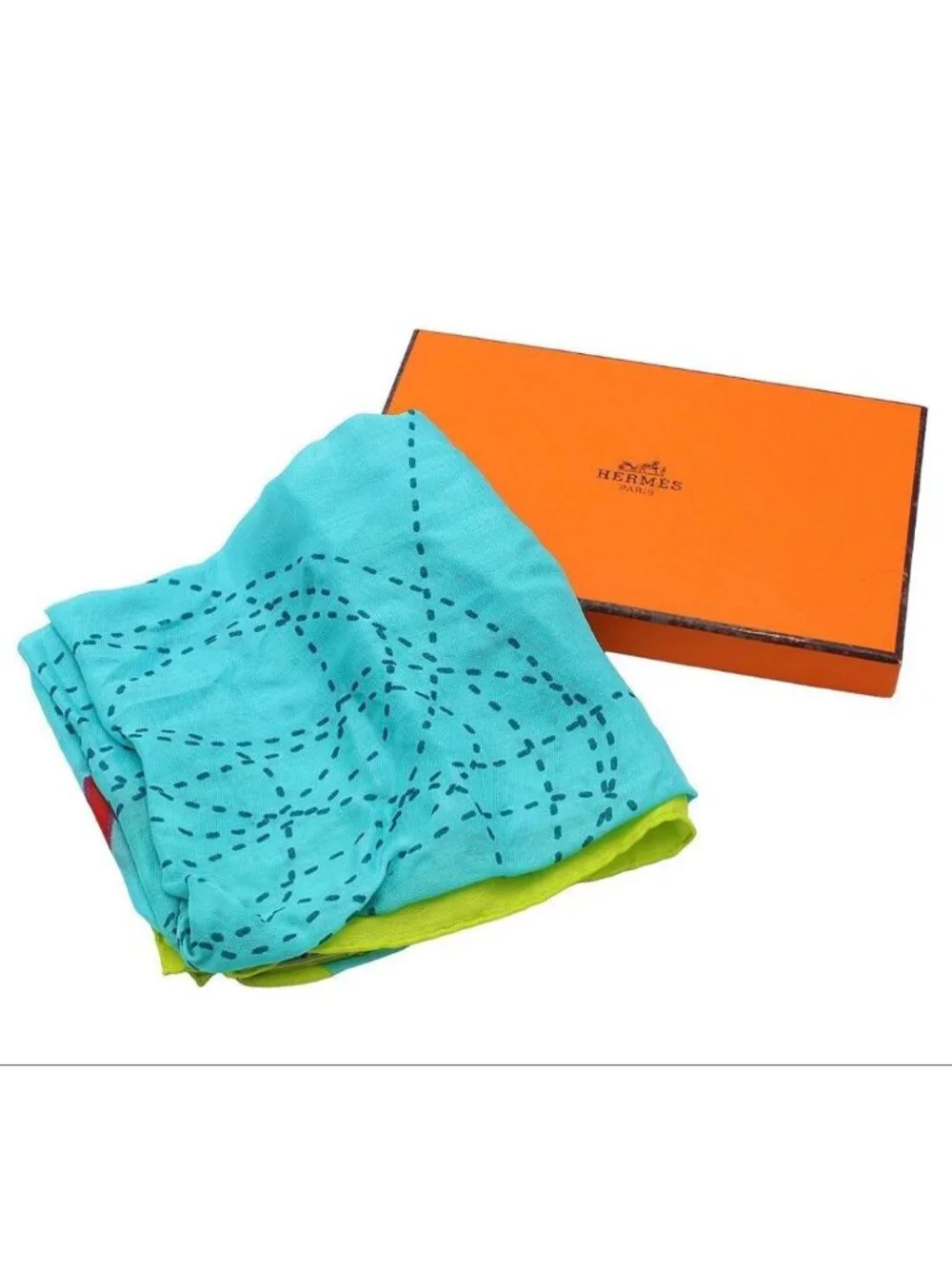 Hermes Carre 70 Fils Conducteurs Scarf